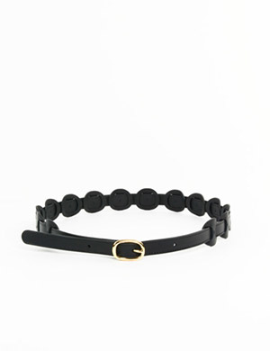 Ceinture Femme TieMyCoffeeBeans noir