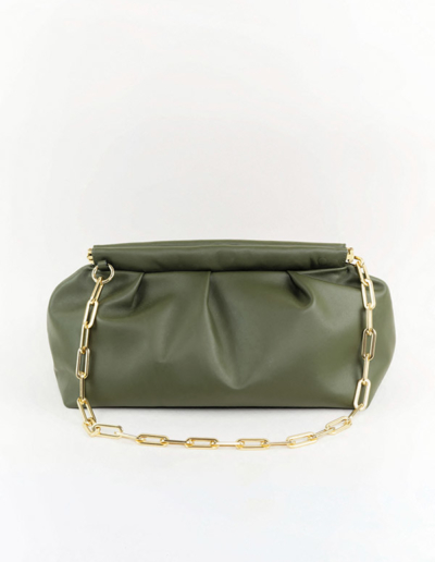 Sac à main cuir souple Coco Kaki | Atelier Farny