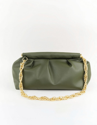 Sac à main cuir souple Coco Kaki | Atelier Farny