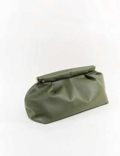 Sac à main cuir souple Coco Kaki | Atelier Farny