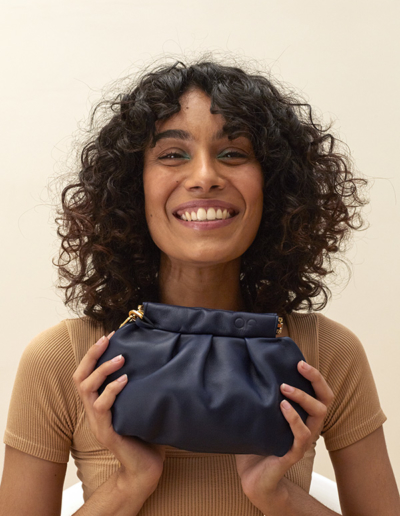 Sac Mini Coco bleu | Atelier Farny